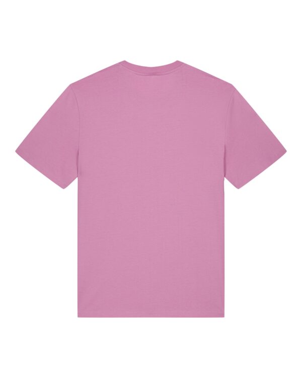 deja-vu-geschichte-logo-schwarz__stanley-stella-creator-2-0__bubblepink__back-main Logo-Shirt aus Baumwolle | unisex, bio, OEKOTEX-100, schwarzer Druck | 🛜 DÉJÀ-VU GESCHICHTE
