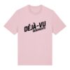 deja-vu-geschichte-logo-schwarz__stanley-stella-creator-2-0__cottonpink__front-main Logo-Shirt aus Baumwolle | unisex, bio, OEKOTEX-100, schwarzer Druck | 🛜 DÉJÀ-VU GESCHICHTE