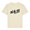 deja-vu-geschichte-logo-schwarz__stanley-stella-creator-2-0__honeypaper__front-main Logo-Shirt aus Baumwolle | unisex, bio, OEKOTEX-100, schwarzer Druck | 🛜 DÉJÀ-VU GESCHICHTE