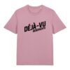 deja-vu-geschichte-logo-schwarz__stanley-stella-creator-2-0__lilacdream__front-main Logo-Shirt aus Baumwolle | unisex, bio, OEKOTEX-100, schwarzer Druck | 🛜 DÉJÀ-VU GESCHICHTE