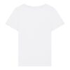 deja-vu-geschichte-logo-schwarz__stanley-stella-expresser-2-0__white__back-main enganliegendes Cover-Shirt mit Taille | Damen, 155 g/m², schwarzer Druck | 🛜 DÉJÀ-VU GESCHICHTE