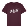 Logo-Shirt aus Baumwolle | unisex, bio, OEKOTEX-100, weißer Druck | 🛜 DÉJÀ-VU GESCHICHTE