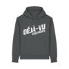 deja-vu-geschichte-logo-weiss__stanley-stella-gamechanger__anthracite__front-main Logo-Hoodie aus recyceltem Mischgewebe | unisex, Logo weiß | 🛜 DÉJÀ-VU GESCHICHTE