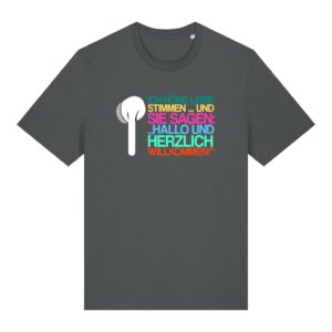 „Ich höre leise Stimmen“-Podcast-♥️-Shirt | unisex, bio, OEKOTEX-100, diverse Farben