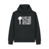 leise-stimmen-weiss__stanley-stella-gamechanger__black__front-main „Ich höre leise Stimmen“-Podcast-❤️-Hoodie | unisex, extrem kuschelig, OEKOTEXT 100, recycelt, weißer Druck