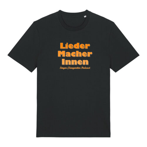 Logoshirt für Musik- und Podcastfans | unisex, bio, OEKOTEX-100, diverse Farben | 🛜 LIEDER:MACHER:INNEN