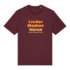 liedermacher-innen-logo__stanley-stella-creator-2-0__burgundy__front-main Logoshirt für Musik- und Podcastfans | unisex, bio, OEKOTEX-100, diverse Farben | 🛜 LIEDER:MACHER:INNEN