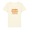 liedermacher-innen-logo__stanley-stella-expresser-2-0__cream__front-main Logoshirt für Musik- und Podcastfans | Damen, bio, OEKOTEX-100, diverse Farben | 🛜 LIEDER:MACHER:INNEN