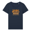 liedermacher-innen-logo__stanley-stella-expresser-2-0__french-navy__front-main Logoshirt für Musik- und Podcastfans | Damen, bio, OEKOTEX-100, diverse Farben | 🛜 LIEDER:MACHER:INNEN