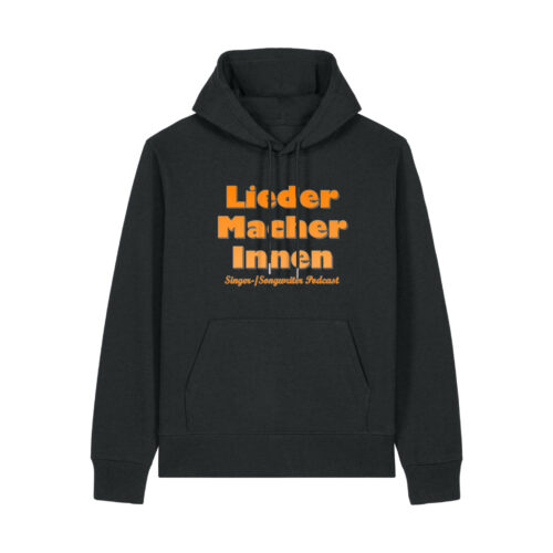 Logo-Hoodie | unisex, bio, OEKOTEX-100, diverse Farben | 🛜 LIEDER:MACHER:INNEN