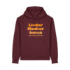 liedermacher-innen-logo__stanley-stella-gamechanger__burgundy__front-main Logo-Hoodie | unisex, bio, OEKOTEX-100, diverse Farben | 🛜 LIEDER:MACHER:INNEN