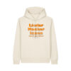 liedermacher-innen-logo__stanley-stella-gamechanger__natural-raw__front-main Logo-Hoodie | unisex, bio, OEKOTEX-100, diverse Farben | 🛜 LIEDER:MACHER:INNEN