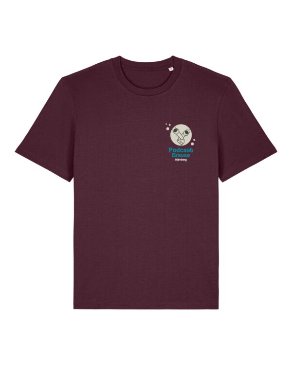 podcast-brause-cover__stanley-stella-creator-2-0__deepplum__front-main Cover-Shirt aus Baumwolle | unisex, bio, OEKOTEX-100, diverse Farben | 🛜 PODCAST-BRAUSE