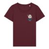 podcast-brause-cover__stanley-stella-expresser-2-0__burgundy__front-main enganliegendes Cover-Shirt mit Taille | Damen, 155 g/m², verschiedene Farben | 🛜 PODCAST-BRAUSE