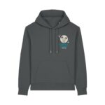 Logo-Hoodie aus recyceltem Mischgewebe | unisex, verschiedene Farben | 🛜 PODCAST-BRAUSE