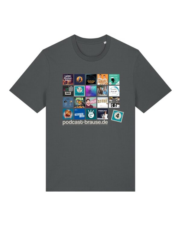 Staffel-4-Shirt aus Baumwolle | unisex, bio, OEKOTEX-100, diverse Farben | 🛜 PODCAST-BRAUSE