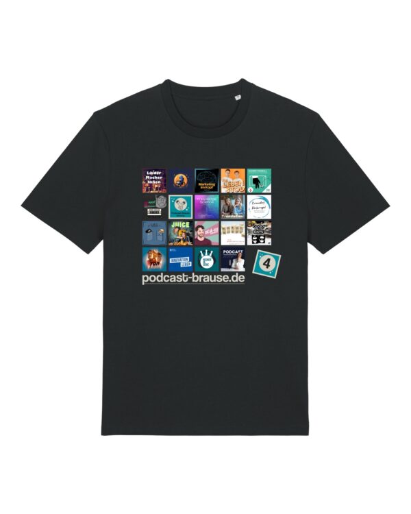 Staffel-4-Shirt aus Baumwolle | unisex, bio, OEKOTEX-100, diverse Farben | 🛜 PODCAST-BRAUSE