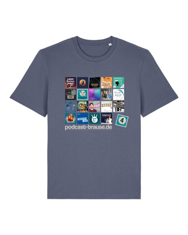 Staffel-4-Shirt aus Baumwolle | unisex, bio, OEKOTEX-100, diverse Farben | 🛜 PODCAST-BRAUSE