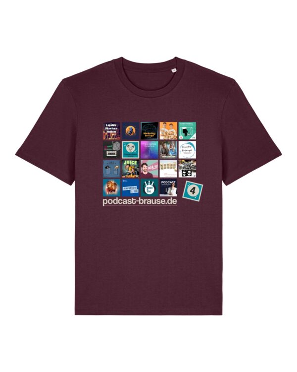 Staffel-4-Shirt aus Baumwolle | unisex, bio, OEKOTEX-100, diverse Farben | 🛜 PODCAST-BRAUSE