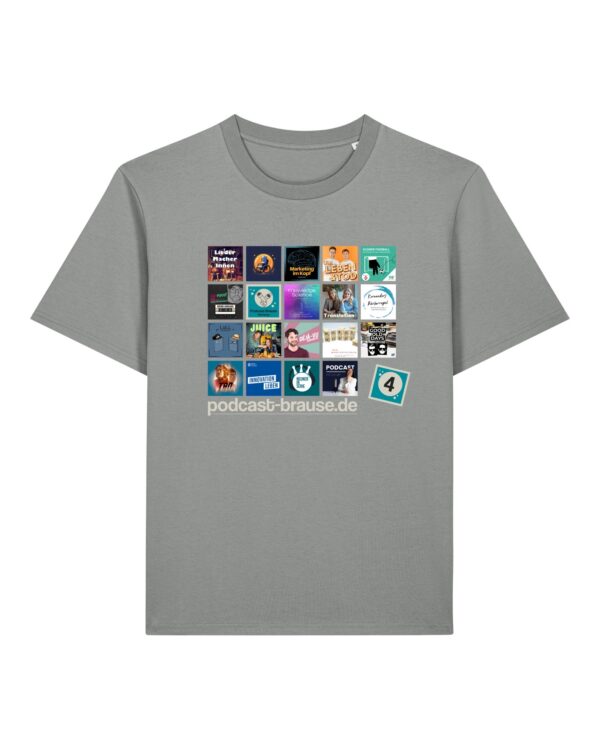 Staffel-4-Shirt aus Baumwolle | unisex, bio, OEKOTEX-100, diverse Farben | 🛜 PODCAST-BRAUSE