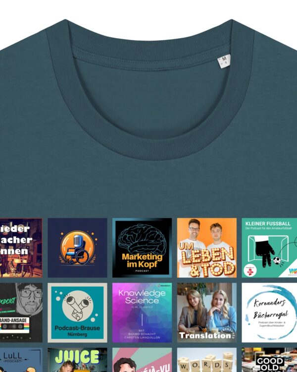Staffel-4-Shirt aus Baumwolle | unisex, bio, OEKOTEX-100, diverse Farben | 🛜 PODCAST-BRAUSE
