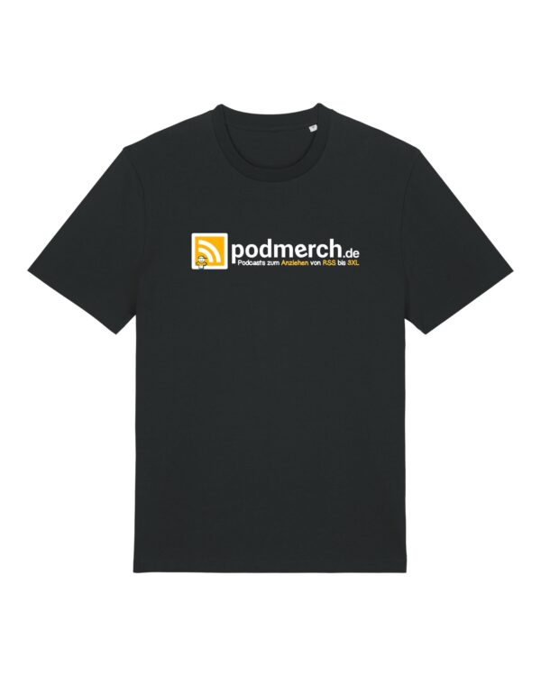 podmerch-supporter__stanley-stella-creator-2-0__black__front-main Supporter-Shirt | unisex, bio, OEKOTEX-100, diverse Farben | 🤩 PODMERCH.de