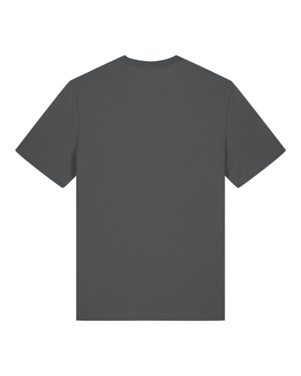 schmerzenssache-beschissen__stanley-stella-creator-2-0__anthracite__back-main „Na, wie geht's?“-Shirt aus Baumwolle | unisex, bio, OEKOTEX-100, diverse Farben | 🛜 SCHMERZENSSACHE