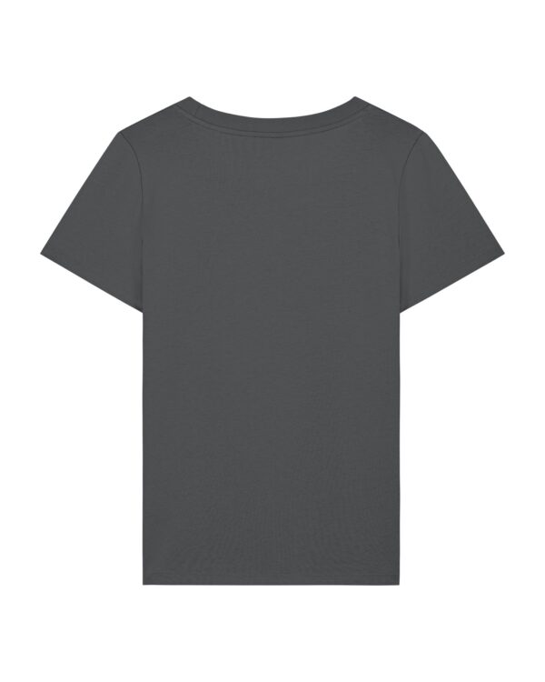 schmerzenssache-beschissen__stanley-stella-expresser-2-0__anthracite__back-main enganliegendes „Na, wie geht's?“-Shirt | damen, bio, OEKOTEX-100, diverse Farben | 🛜 SCHMERZENSSACHE