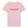 schmerzenssache-beschissen__stanley-stella-expresser-2-0__cotton-pink__front-main enganliegendes „Na, wie geht's?“-Shirt | damen, bio, OEKOTEX-100, diverse Farben | 🛜 SCHMERZENSSACHE