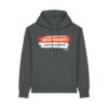 schmerzenssache-beschissen__stanley-stella-gamechanger__anthracite__front-main „Na, wie geht's?“-Hoodie aus recyceltem Mischgewebe | unisex, nachhaltig, diverse Farben | 🛜 SCHMERZENSSACHE