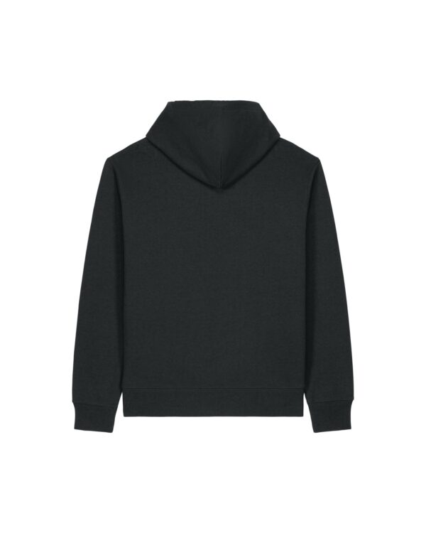 schmerzenssache-beschissen__stanley-stella-gamechanger__black__back-main „Na, wie geht's?“-Hoodie aus recyceltem Mischgewebe | unisex, nachhaltig, diverse Farben | 🛜 SCHMERZENSSACHE