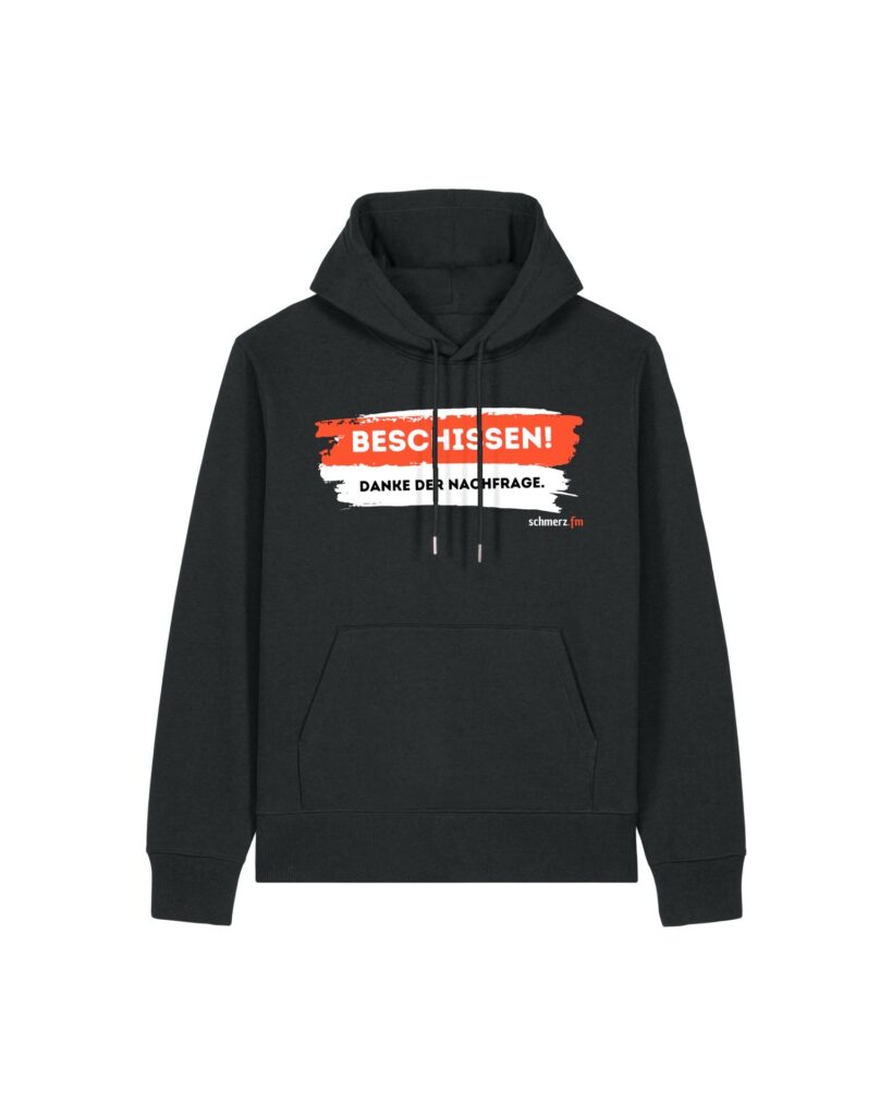 „Na, wie geht's?“-Hoodie aus recyceltem Mischgewebe | unisex, nachhaltig, diverse Farben | 🛜 SCHMERZENSSACHE