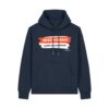 schmerzenssache-beschissen__stanley-stella-gamechanger__french-navy__front-main „Na, wie geht's?“-Hoodie aus recyceltem Mischgewebe | unisex, nachhaltig, diverse Farben | 🛜 SCHMERZENSSACHE