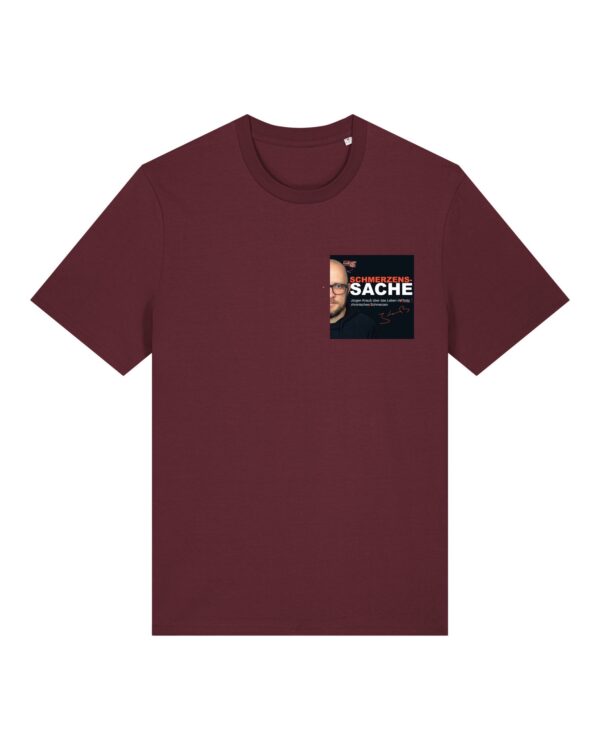 Cover-Shirt aus Baumwolle | unisex, bio, OEKOTEX-100, diverse Farben | 🛜 SCHMERZENSSACHE