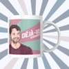 deja-vu-cover-plus-podmerch-front Tasse mit Cover für Kaffee, Tee und Podcast-Freunde | 325 ml, weiß | 🛜 DÉjÀ VU GESCHICHTE