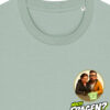 gerissen-wie-ein-lamm-comic-sm__stanley-stella-creator-2-0__aloe__front-detail Comic-Shirt Brustdruck | unisex, bio, OEKOTEX-100 | 🛜 GERISSEN WIE EIN LAMM
