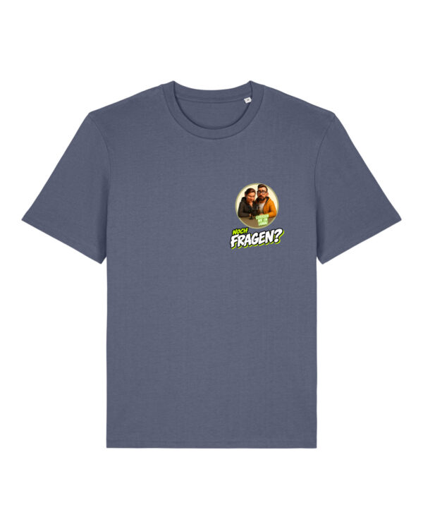 gerissen-wie-ein-lamm-comic-sm__stanley-stella-creator-2-0__blue-grey__front-main Comic-Shirt Brustdruck | unisex, bio, OEKOTEX-100 | 🛜 GERISSEN WIE EIN LAMM