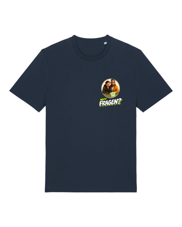 gerissen-wie-ein-lamm-comic-sm__stanley-stella-creator-2-0__french-navy__front-main Comic-Shirt Brustdruck | unisex, bio, OEKOTEX-100 | 🛜 GERISSEN WIE EIN LAMM