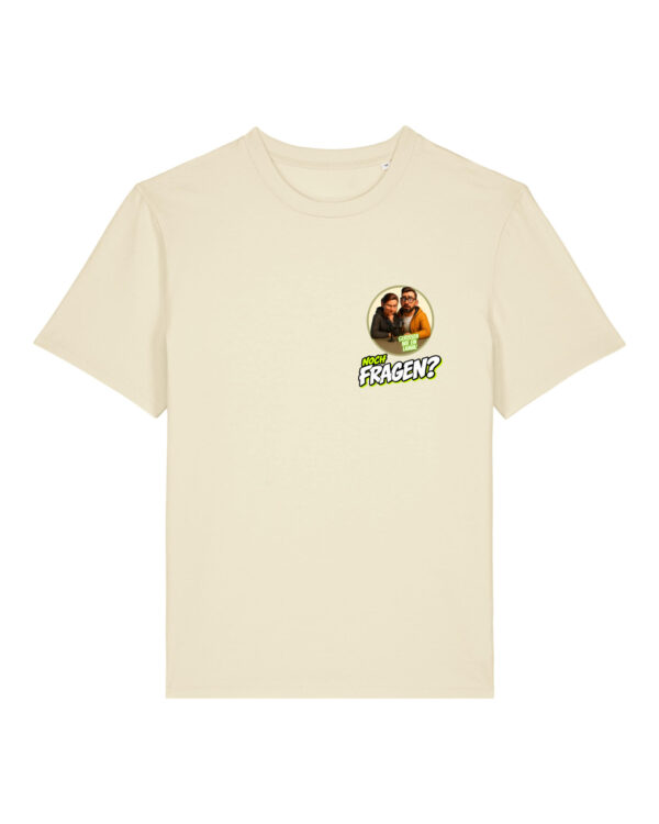 gerissen-wie-ein-lamm-comic-sm__stanley-stella-creator-2-0__honey-paper__front-main Comic-Shirt Brustdruck | unisex, bio, OEKOTEX-100 | 🛜 GERISSEN WIE EIN LAMM
