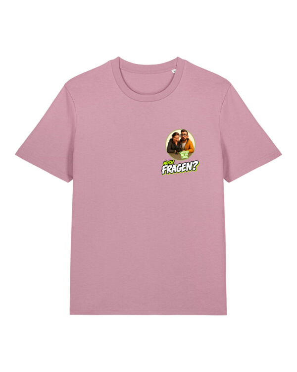 gerissen-wie-ein-lamm-comic-sm__stanley-stella-creator-2-0__lilac-dream__front-main Comic-Shirt Brustdruck | unisex, bio, OEKOTEX-100 | 🛜 GERISSEN WIE EIN LAMM