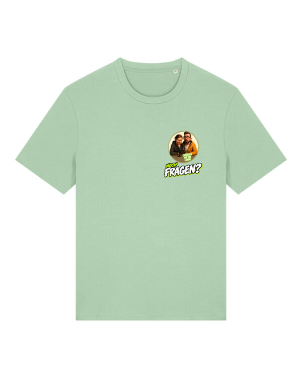 gerissen-wie-ein-lamm-comic-sm__stanley-stella-creator-2-0__misty-jade__front-main Comic-Shirt Brustdruck | unisex, bio, OEKOTEX-100 | 🛜 GERISSEN WIE EIN LAMM