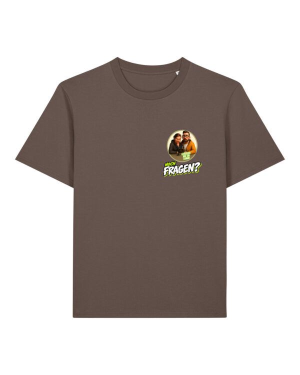 gerissen-wie-ein-lamm-comic-sm__stanley-stella-creator-2-0__mocha__front-main Comic-Shirt Brustdruck | unisex, bio, OEKOTEX-100 | 🛜 GERISSEN WIE EIN LAMM