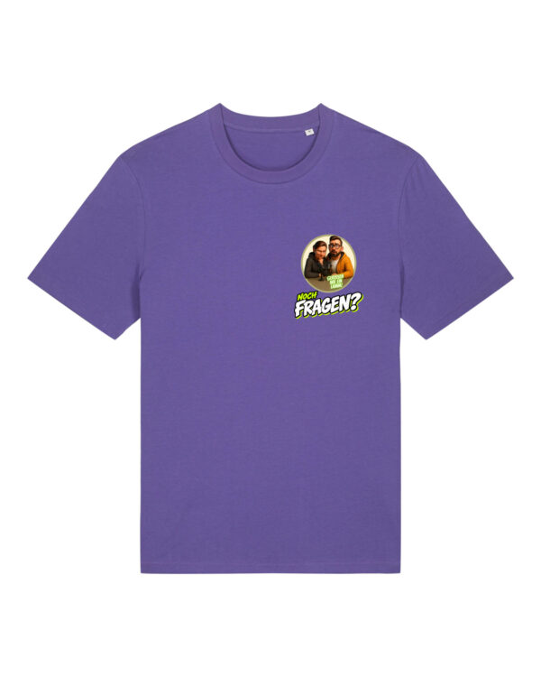 gerissen-wie-ein-lamm-comic-sm__stanley-stella-creator-2-0__purple-love__front-main Comic-Shirt Brustdruck | unisex, bio, OEKOTEX-100 | 🛜 GERISSEN WIE EIN LAMM