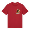 gerissen-wie-ein-lamm-comic-sm__stanley-stella-creator-2-0__red__front-main Comic-Shirt Brustdruck | unisex, bio, OEKOTEX-100 | 🛜 GERISSEN WIE EIN LAMM