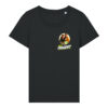 gerissen-wie-ein-lamm-comic-sm__stanley-stella-expresser-2-0__black__front-main Comic-Shirt Brustdruck mit Taille | Damen, bio, OEKOTEX-100 | 🛜 GERISSEN WIE EIN LAMM