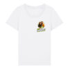 gerissen-wie-ein-lamm-comic-sm__stanley-stella-expresser-2-0__white__front-main Comic-Shirt Brustdruck mit Taille | Damen, bio, OEKOTEX-100 | 🛜 GERISSEN WIE EIN LAMM