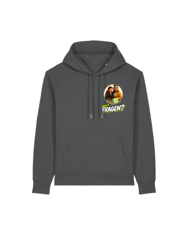 Comic-Hoodie Brustdruck | unisex, bio, recycelt | 🛜 GERISSEN WIE EIN LAMM
