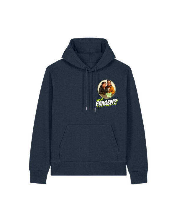 Comic-Hoodie Brustdruck | unisex, bio, recycelt | 🛜 GERISSEN WIE EIN LAMM