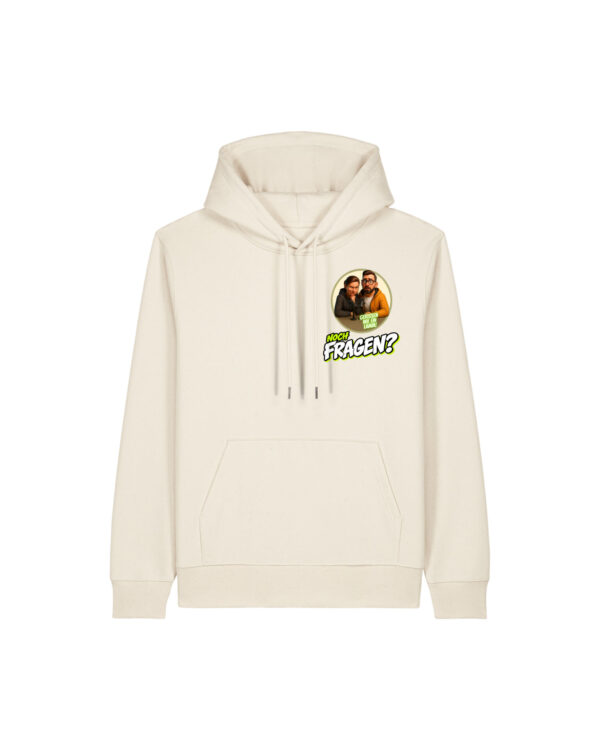 Comic-Hoodie Brustdruck | unisex, bio, recycelt | 🛜 GERISSEN WIE EIN LAMM