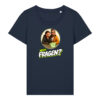 „Noch Fragen?“-Comic-Shirt mit Taille | Damen, 155 g/m², verschiedene Farben | 🛜 Gerissen wie ein Lamm